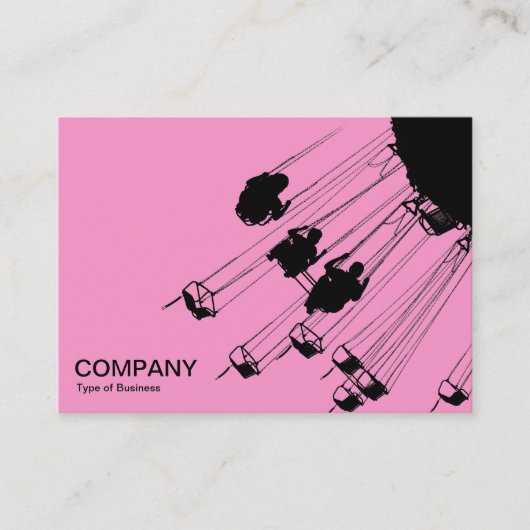 Zwingen en Roundabouts v3 - Roze Visitekaartje (Voorkant)