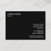 Zwingen en Roundabouts v3 - Wit (Goud) Visitekaartje (Achterkant)