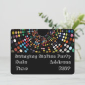 Zwingend 60s retro partijthema kaart (Staand voorkant)