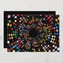 Zwingend 60s retro partijthema kaart