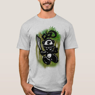 Zwingend-Bamboe-Panda-stijl T-shirt
