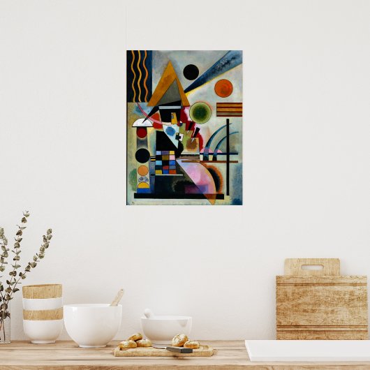 Zwingend, beroemd schilderij van Kandinsky, Poster (Keuken)