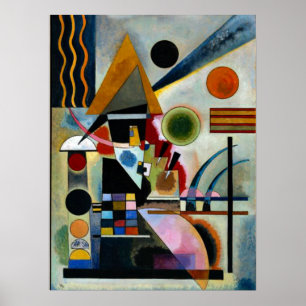 Zwingend, beroemd schilderij van Kandinsky, Poster