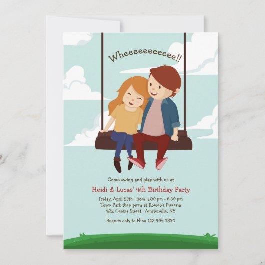 Zwingend Hoge Uitnodiging (Voorkant)