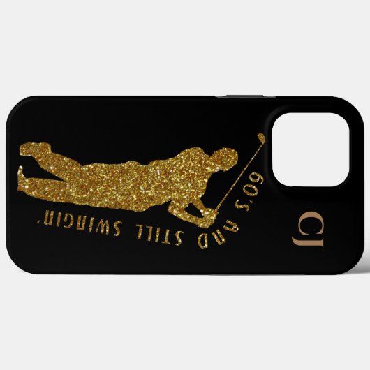 Zwingende golfers 60-69 nog steeds Case-Mate iPhone case (Achterkant (horizontaal))