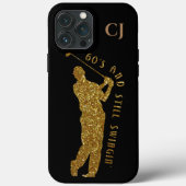 Zwingende golfers 60-69 nog steeds Case-Mate iPhone case (Achterkant)