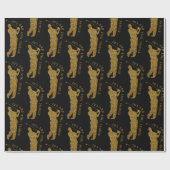 Zwingende golfers 70 tot 79 cadeaupapier (Vlak)