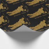 Zwingende golfers 70 tot 79 cadeaupapier (Hoek)