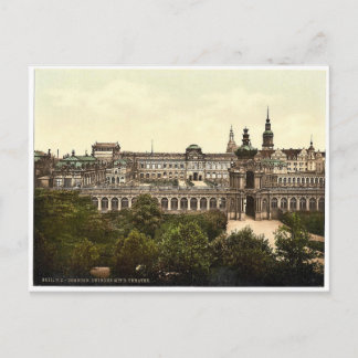 Zwinger en het theater, Altstadt, Dresden, Saksen Briefkaart