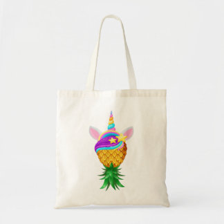 Zwinger ondersteboven ananas Magical Unicorn Head Tote Bag
