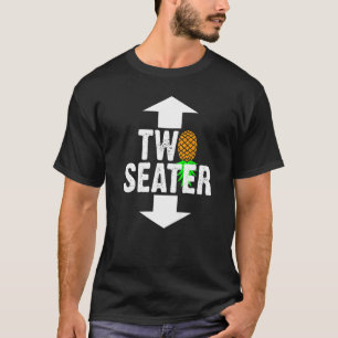 Zwinger twee zitmeubelen onderaan de ananassekool t-shirt