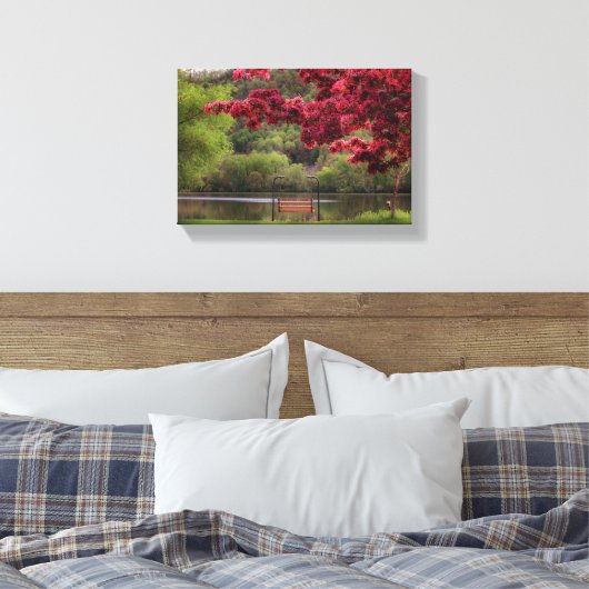 Zwingerbank 12 x 8,75 inch canvas afdruk (Insitu (Slaapkamer))