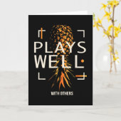 Zwingers Lifestyle Funny Upside Down Pineappel Kaart (Gele Bloem)