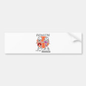 Zwingers spelen goed samen bumpersticker (Voorkant)