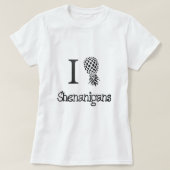Zwingers van de shenanigans Pineapple St. Patricks T-shirt (Design voorkant)