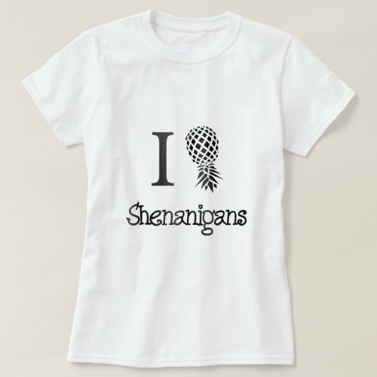 Zwingers van de shenanigans Pineapple St. Patricks T-shirt (Design voorkant)