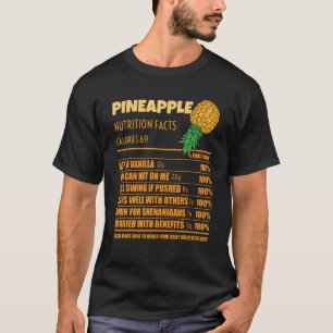 Zwingervoedingsffecten onderaan Mannen van ananas T-shirt