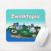 Zwinktopia Mousepad Muismat (Met muis)