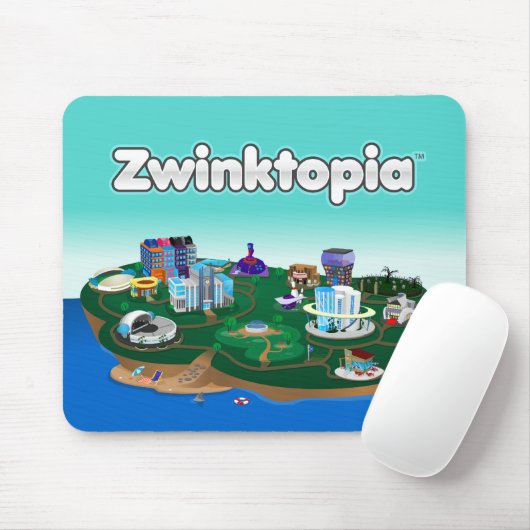 Zwinktopia Mousepad Muismat (Met muis)