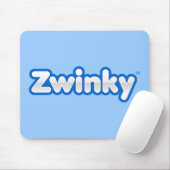 Zwinky Logo Mousepad Muismat (Met muis)