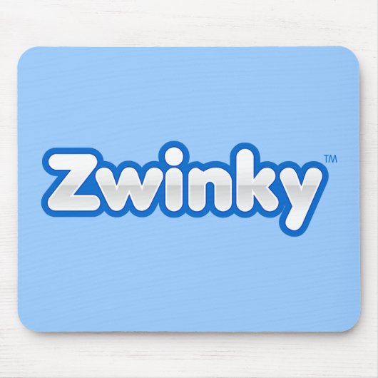 Zwinky Logo Mousepad Muismat (Voorkant)