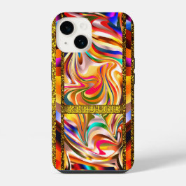 Zwirkleuren iPhone 14 Hoesje