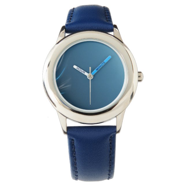 Zwirl Blues Horloge (Voorkant)