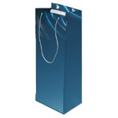 Zwirl Blues Wijn Cadeautas (Achterkant Gekanteld)