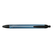 Zwirl Blues Zwarte Inkt Pen (Achterkant)