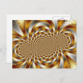 Zwirl Fractal 1 - Fractal Briefkaart (Voorkant / Achterkant)