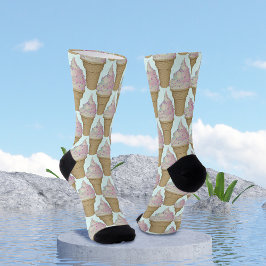 Zwirl Ice Cream Cone Socks Sokken