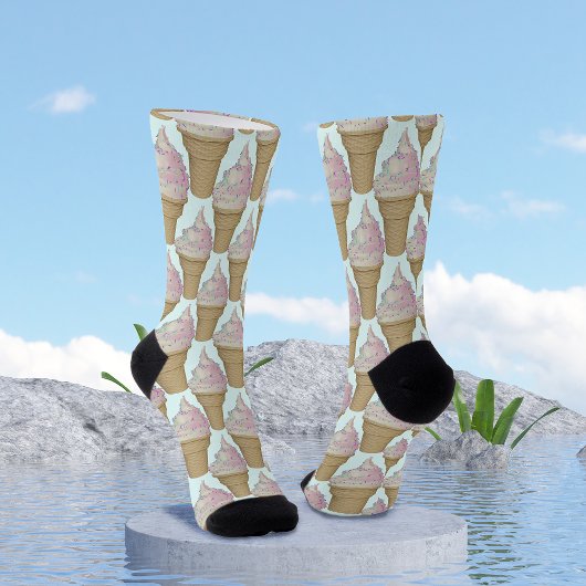 Zwirl Ice Cream Cone Socks Sokken