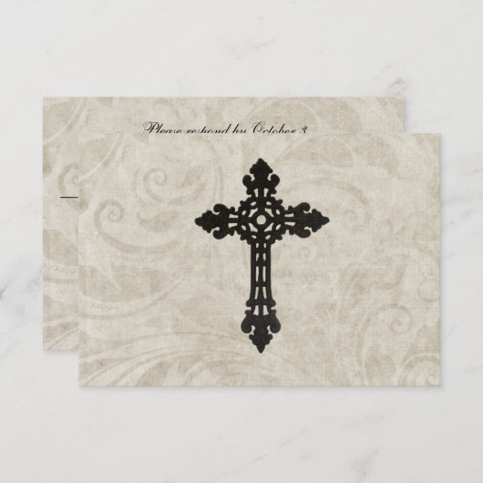  Zwirl Katholiek Kruiskruis RSVP Entree Choice (Voorkant / Achterkant)