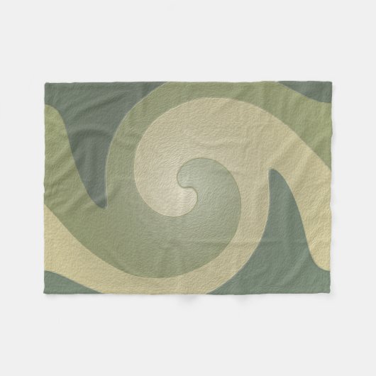 Zwirl Small Fleece Blanket Deken (Voorkant (Horizontaal))