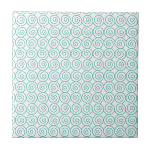 Zwirl Spiral Zee Waves Beach Lover Summer Season Tegeltje