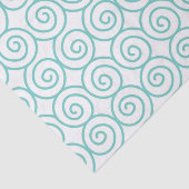 Zwirl Spiral Zee Waves Beach Lover Summer Season Tissuepapier (Detail)