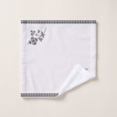 Zwirl Style Flora & Foliage in sierpatronen Bad Handdoek (Wasdoekje)