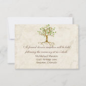 Zwirlboomwortel Verouderde Sage-ontvangst nodigt u Kaart (Voorkant)