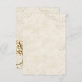 Zwirlboomwortelen verouderd nummer van de parktabe kaart (Voorkant / Achterkant)