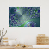 Zwirler - Fractal Poster (Keuken)