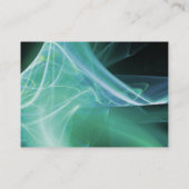 ZWIRLGEM MONOGRAM Levendig zwart-groen paars Visitekaartje (Achterkant)