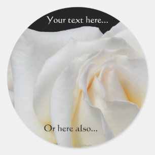 Zwirlijk Bleke witte en gele roodbruinkers Ronde Sticker