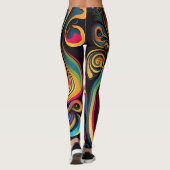 Zwirly en Psychedelic Swirl Leggings (Achterkant)