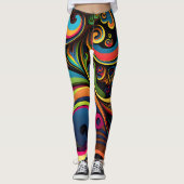 Zwirly en Psychedelic Swirl Leggings (Voorkant)