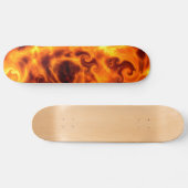 Zwirly Flames Skateboard (Horizontaal)