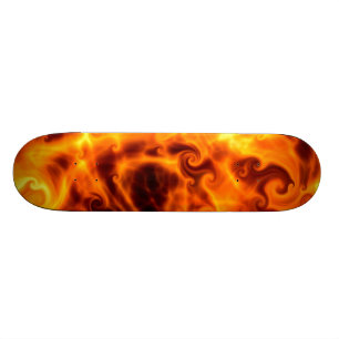 Zwirly Flames Skateboard
