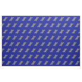 Zwirly Fractal Blue Stof (Fat Quarter)