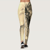 Zwirly grunge trippy leggings (Achterkant)