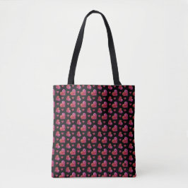 Zwirly Heart Tote Bag