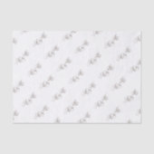 Zwirly klassieker Mr & Mrs Parchment Tissuepapier (Voorkant)